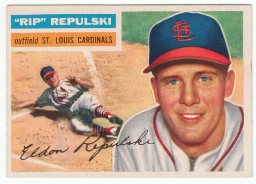 1956 Topps Rip Repulski #201