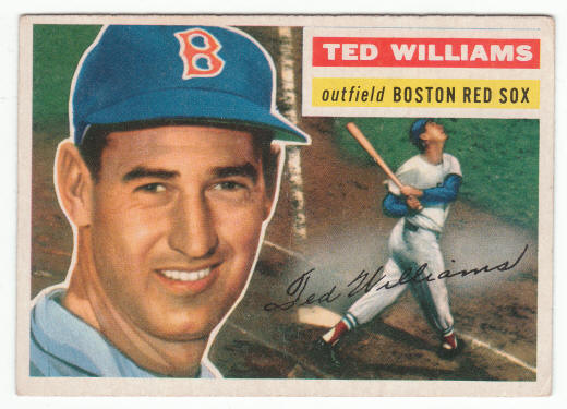 1956 Topps #5 Ted Williams front