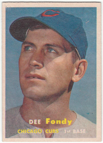 1957 Topps Dee Fondy #42