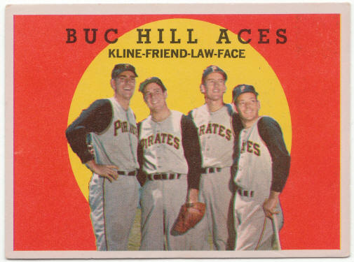 1959 Topps Baseball #428 Buc Hill Aces