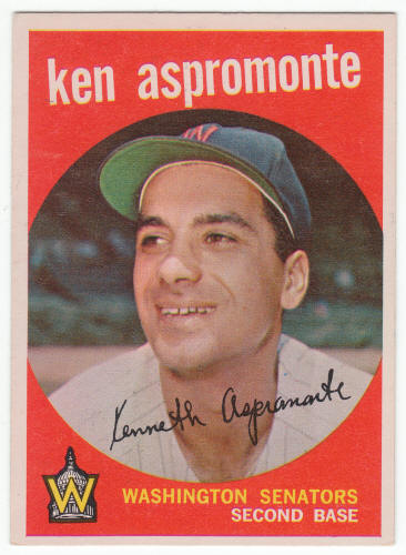 1959 Topps #424 Ken Aspromonte front