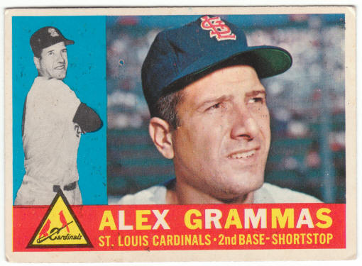 1960 Topps Baseball #168 Alex Grammas