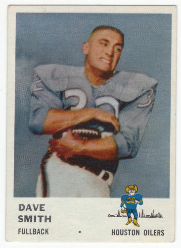 1961 Fleer Dave Smith #170 Rookie Card