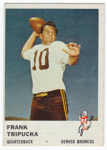 1961 Fleer Frank Tripucka #144
