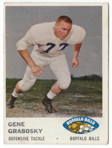 1961 Fleer #143 Gene Grabosky front