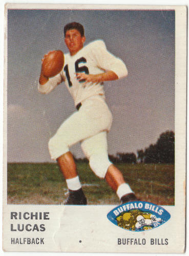 1961 Fleer Football #135 Richie Lucas