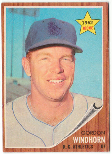 1962 Topps Baseball #254 Gordon Windhorn Rookie Card