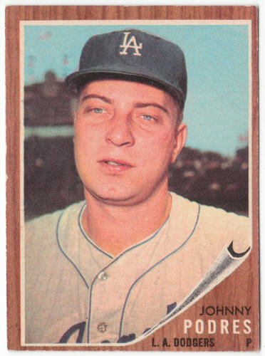 1962 Topps Baseball #280 Johnny Podres