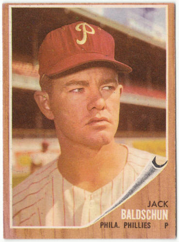 1962 Topps Baseball #46 Jack Baldschun Rookie Card