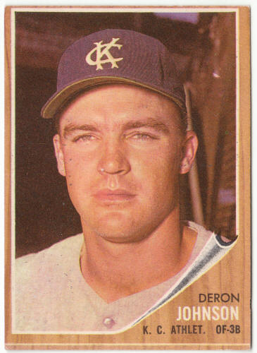 1962 Topps Baseball #82 Deron Johnson