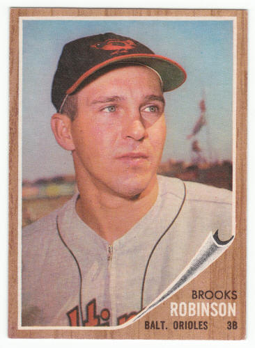 1962 Topps Brooks Robinson Baseball Card For Sale