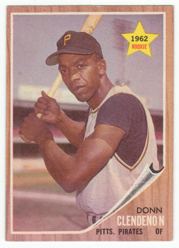 1962 Topps Donn Clendenon 86 Rookie Card front