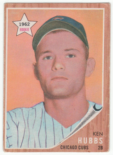 1962 Topps Ken Hubbs #461 Rookie Card front