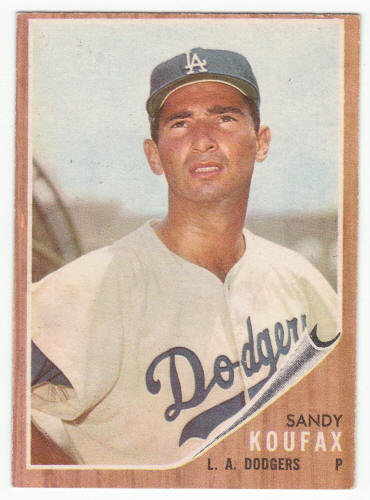 1962 Topps Sandy Koufax #5 front