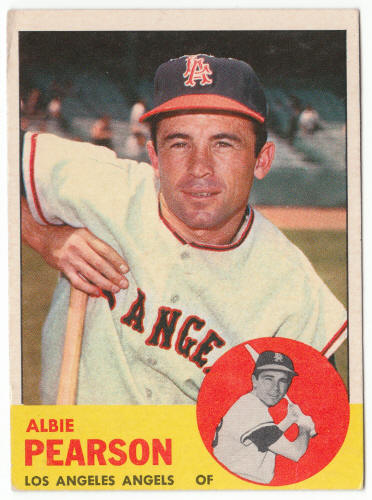 1963 Topps Baseball #182 Albie Pearson