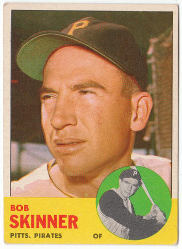1963 Topps Baseball #215 Bob Skinner