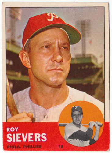 1963 Topps Baseball #283 Roy Sievers