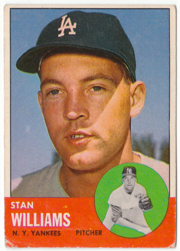 1963 Topps Baseball #42 Stan Williams