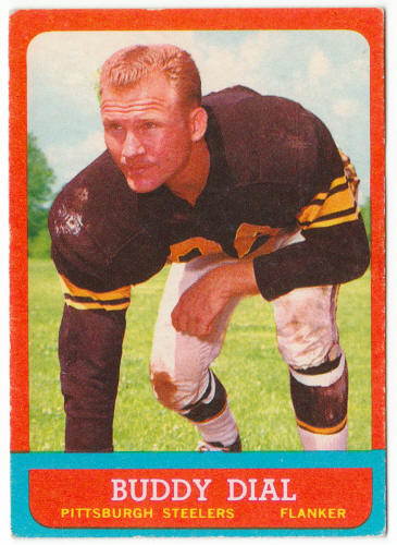 1963 Topps Football #124 Buddy Dial