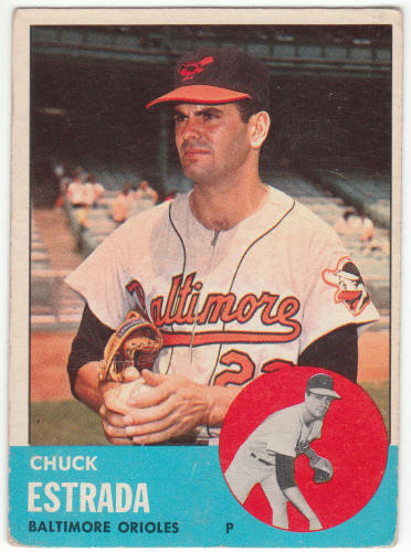 1963 Topps Chuck Estrada #465