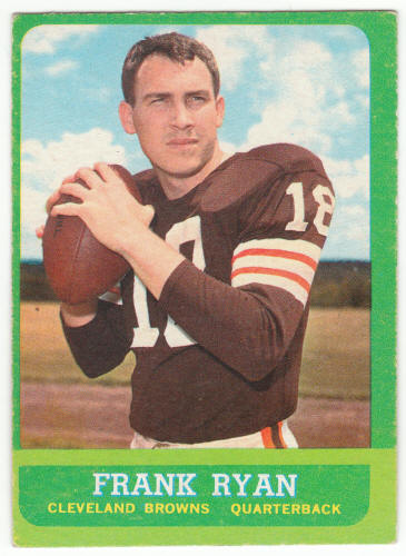1963 Topps Football #13 Frank Ryan front