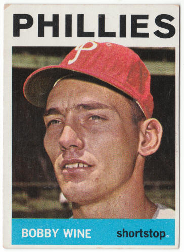 1964 Topps Baseball #347 Bobby Wine