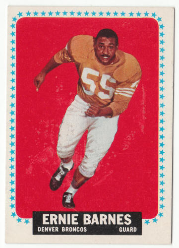 1964 Topps Football #48 Ernie Barnes Rookie Card front