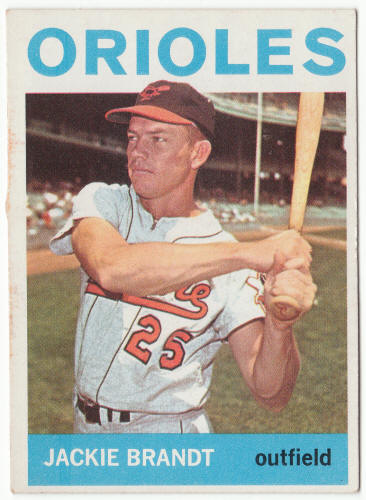 1964 Topps #399 Jackie Brandt front