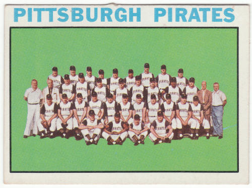 1964 Topps Pittsburgh Pirates Team Card #373