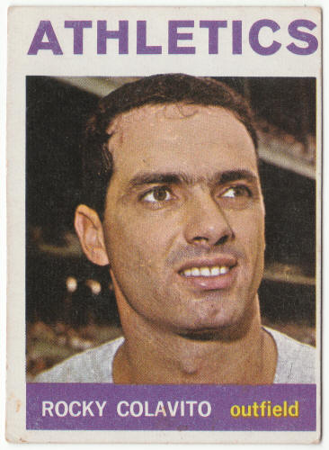 1964 Topps #320 Rocky Colavito front