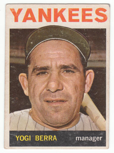 1964 Topps Yogi Berra Manager #21 front