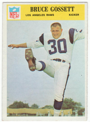 1966 Philadelphia Gum #95 Bruce Gossett Rookie Card front