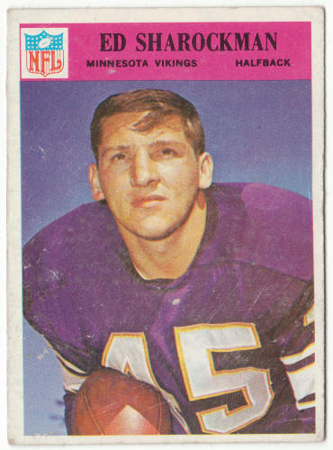 1966 Philadelphia Gum Football #112 Ed Sharockman