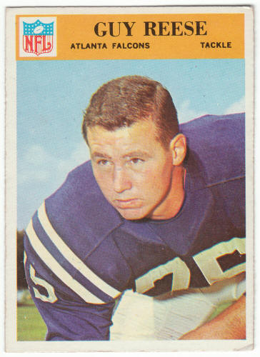 1966 Philadelphia Gum Football #9 Guy Reese