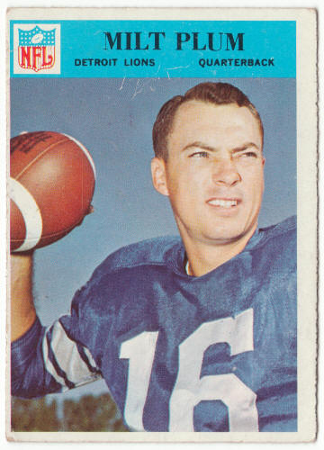 1966 Philadelphia Gum Football #72 Milt Plum