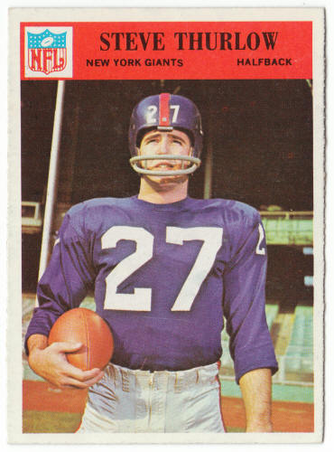 1966 Philadelphia Gum Football #129 Steve Thurlow