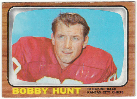 1966 Topps Football #71 Bobby Hunt