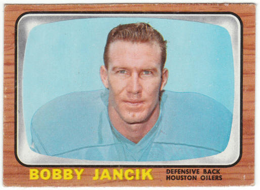 1966 Topps Football #58 Bobby Jancik