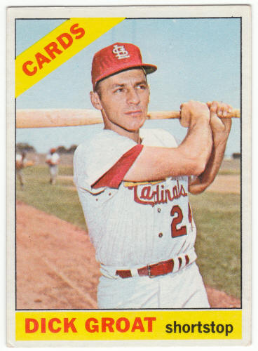 1966 Topps Baseball #103a Dick Groat