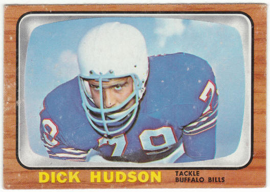 1966 Topps Football #25 Dick Hudson