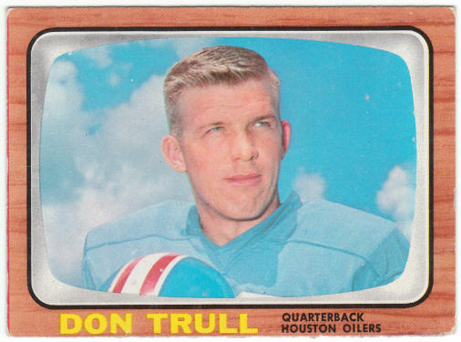 1966 Topps Football #60 Don Trull