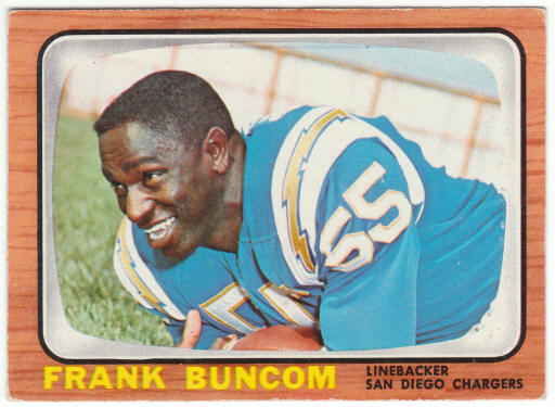 1966 Topps Football #120 Frank Buncom