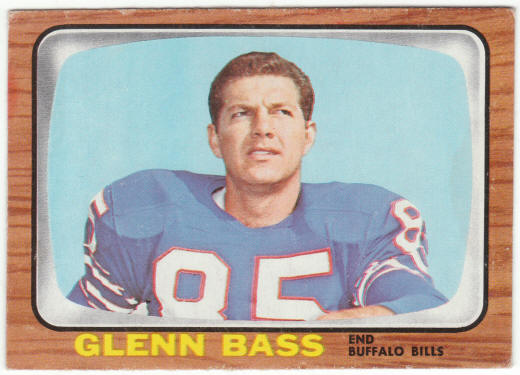 1966 Topps Football #17 Glenn Bass