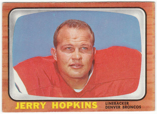 1966 Topps Football #36 Jerry Hopkins