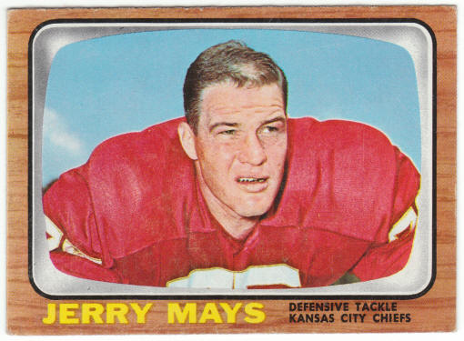 1966 Topps Football #73 Jerry Mays