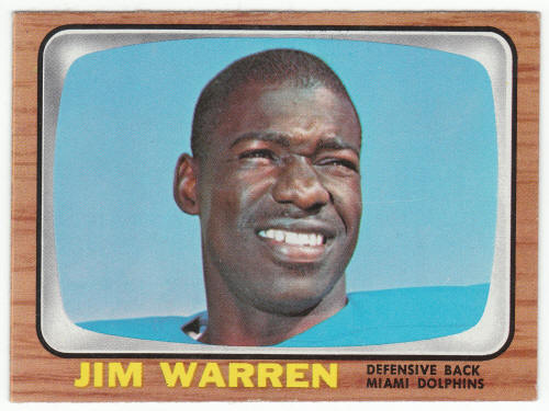 1966 Topps #85 Jim Warren rookie card