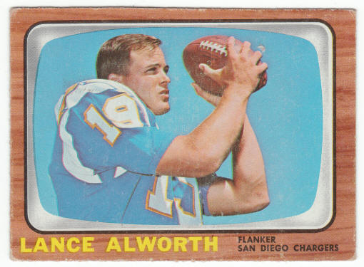 1966 Topps Lance Alworth #119 front