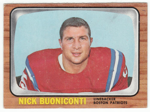 1966 Topps Nick Buoniconti #3 front