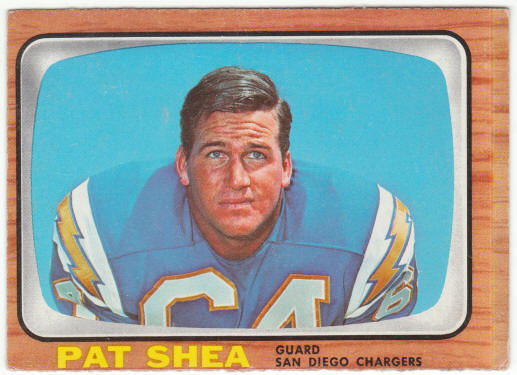 1966 Topps Football #130 Pat Shea