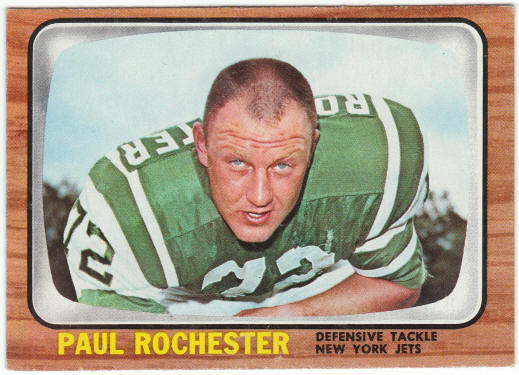 1966 Topps Football #100 Paul Rochester